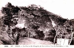 Oran - Santa-Cruz - Fort et Chapelle vus du Belvedere - 1933